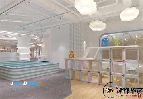 中卫奇幻童年母婴店设计方案鉴赏|用爱筑起的温馨和舒适