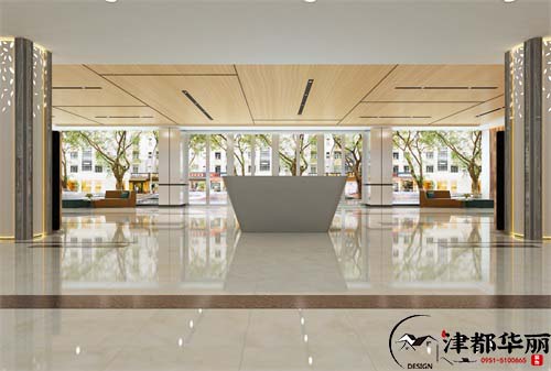 中卫银川华益商场大厅装修设计方案|打造优质的服务型空间