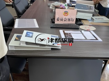 中卫装修公司|中卫君临售楼部样板间设计装修项目现场选择样品