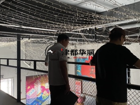 中卫装修公司|中卫民谣集酒馆设计装修项目现场勘察