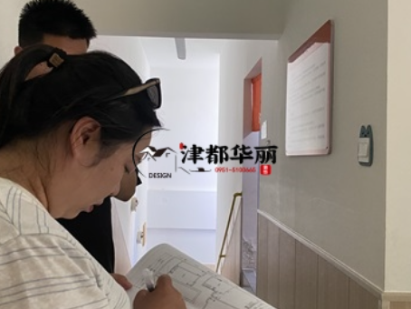 中卫装修公司|中卫爱幼托管中心设计装修项目现场勘查