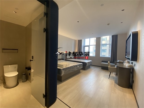 中卫轻居酒店装修设计项目|津都华丽设计