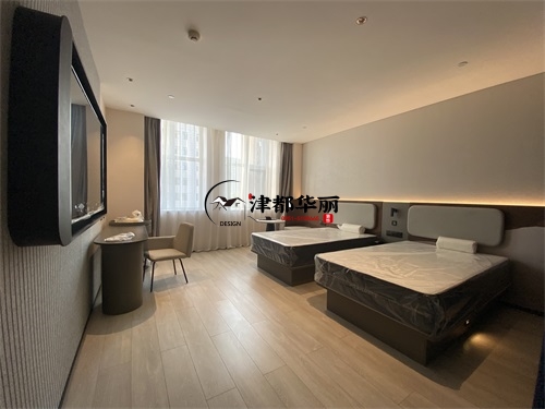 中卫轻居酒店装修设计项目|津都华丽设计