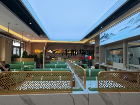 中卫装修公司推荐|中卫预海餐厅设计装修实景落地