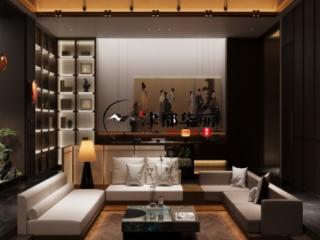 中卫装修公司推荐|中卫阅海澜境会所设计装修惊艳效果方案分享