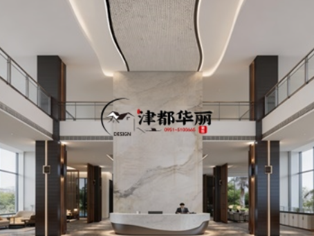中卫工装装修公司|中卫公园华府售楼营销中心设计装修新理念